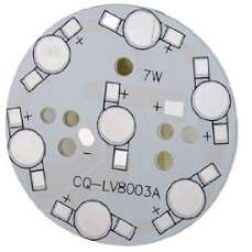 PCB آلومینومی پاور LED 7W گرد قطر 5CM