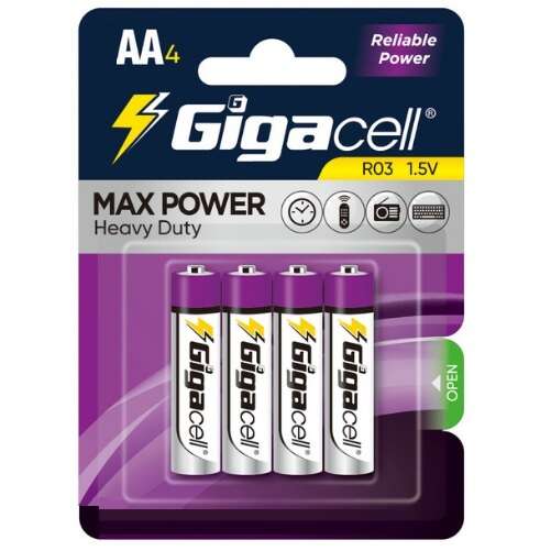 باتری قلمی 4 تایی Gigacell سری MAX POWER