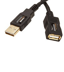 کابل نری USB به مادگی USB سه متری برند AMAZON