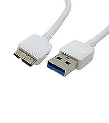 کابل USB3.0 شارژ موبایل 1 متری - سفید رنگ