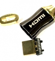 کانکتور سر کابلی تعمیری HDMI با کاور فلزی