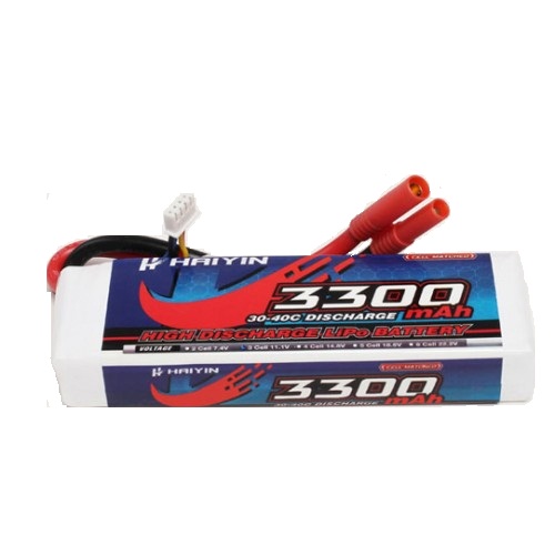 باتری لیتیوم پلیمر 11.1 ولت 3300 میلی آمپر 60c