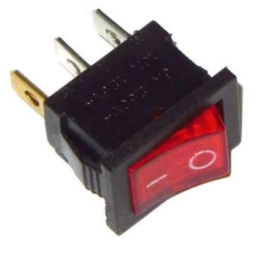 کلید راکر دو حالته چراغ دار 3 پین