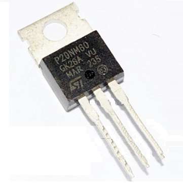 ماسفت P20NM60 بدنه فلزی