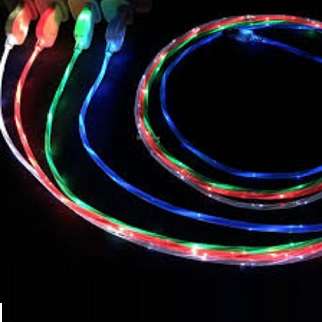 کابل شارژر آیفون LED دار