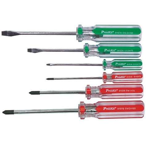 ست 6 تایی پیچ گوشتی پروسکیت SW-9106 ست 6 تایی پیچ گوشتی پروسکیت SW-9106