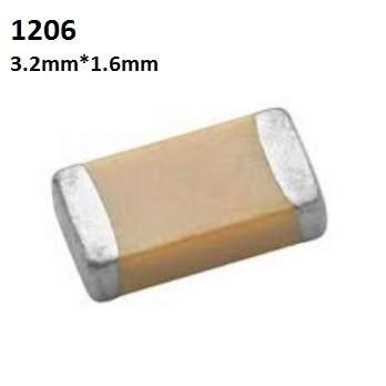 خازن 33 نانو فاراد smd 1206