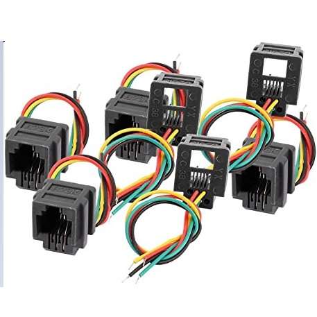 کانکتور مادگی خط تلفن سیم دار