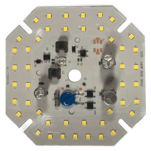 LED DOB مهتابی 220VAC 100W مربعی 106x106mm