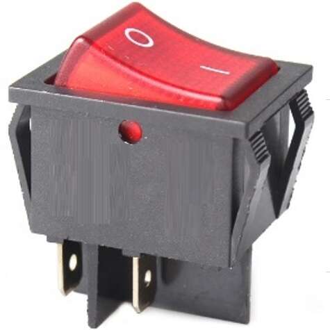 کلید راکر بزرگ چراغ دار 30 آمپری