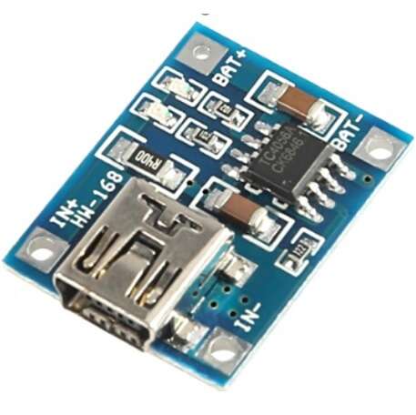 شارژر مینی USB باطری های لیتیومی 1A