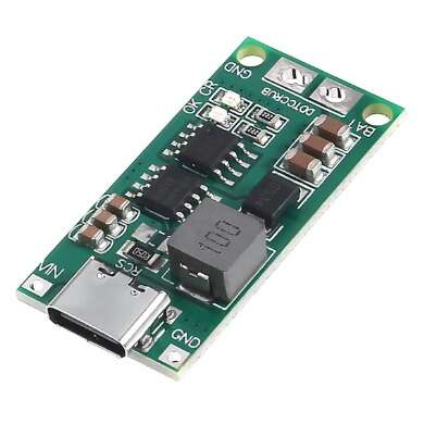 ماژول افزاینده ولتاژ با ورودی TYPE-C مناسب شارژ باتری 4 سل 1 آمپر