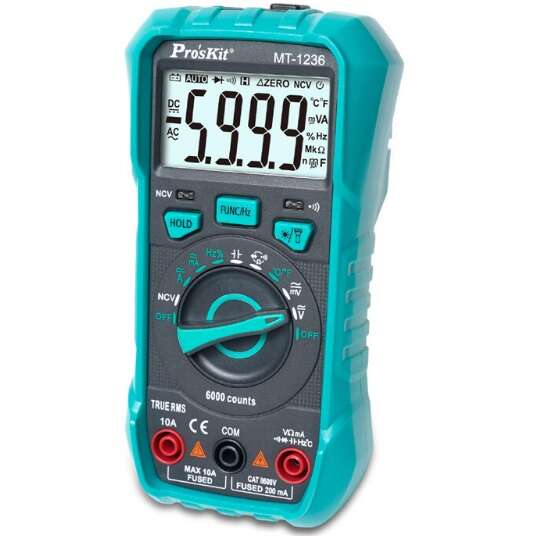 مولتی متر اتورنج پروسکیت PROSKIT MT-1236C مولتی متر اتورنج پروسکیت PROSKIT MT-1236C