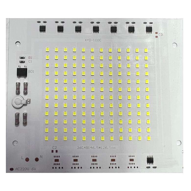 LED DOB مهتابی 100W 220V پروژکتوری با درایور داخلی سایز 147127 دارای مدار حفاظتی Anti Surge