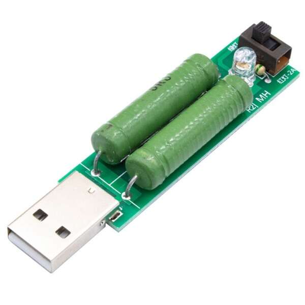 تستر شارژرهای USB با بار مقاومتی