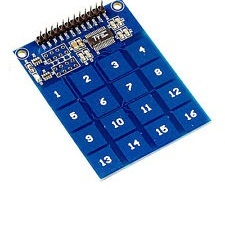 ماژول کی پد 4 در 4 لمسی خازنی XD-62B TTP229