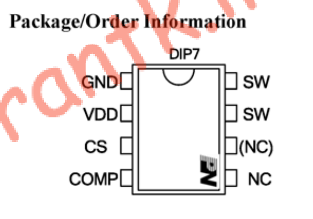 پایه های آی سی PN8136