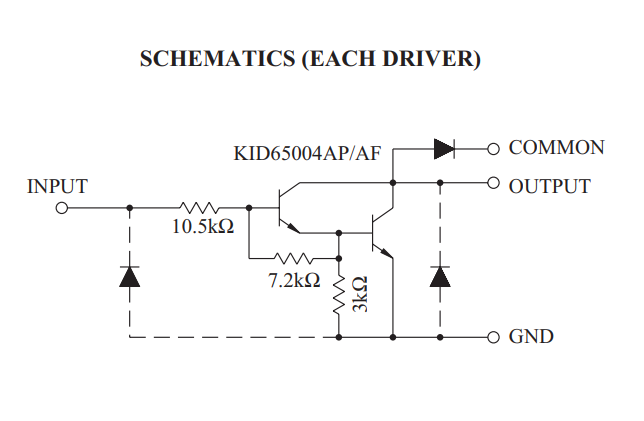 ساختار داخلی آی سی KID65004