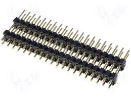 پین هدر  1x40 نری صاف بلند فاصله پایه 1.27میلی (کد25)1*40