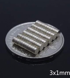 آهنربا نئودمیوم گرد 3*1 میلیمتر