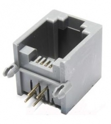 سوکت خط تلفن رو بردی 4 پایه رایت RJ11 6P4C