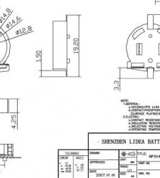 جا باتری سکه ای smd CR1220