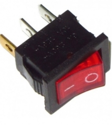 کلید راکر دو حالته چراغ دار 3 پین