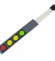 کیپد فلت چهار کلید بدون چاپ 1X4