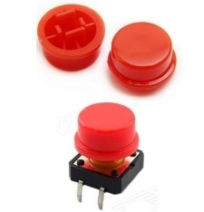 سر شاسی گرد قرمز مناسب تک سوئیچ OMRON