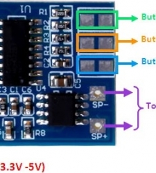 ماژول پخش GPD2846A TF MP3