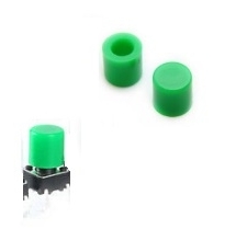 سر شاسی استوانه سبز مناسب تک سوئیچ 6*6