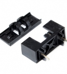 جا فیوزی طرح ترک رو بردی درب دار 15mm مشکی رنگ