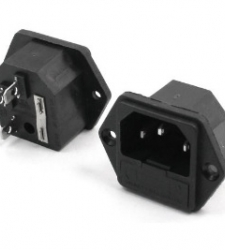 جک پاوری فیوز دار پنلی دارای جای پیچ