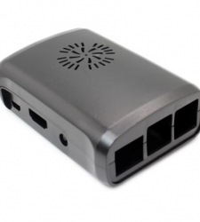 کیس مشکی برد رزبری پای Raspberry pi دارای محفظه فن