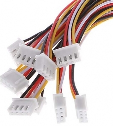 کانکتور XH-4PIN مادگی سیم دار پین مربعی