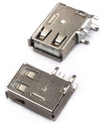 کانکتور USB A مادگی رایت ایستاده