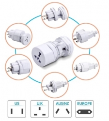 پک 3 تکه مسافرتی تبدیل 2 شاخه به 3 شاخه و برعکس