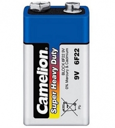 باتری کتابی 9 ولت camelion