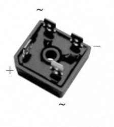 پل دیود 35 آمپر فلزی KBPC3510