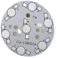 PCB آلومینومی پاور LED 7W گرد قطر 5CM