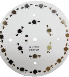 PCB آلومینومی پاور LED 21W گرد قطر 11.8CM
