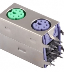 جک PS2 دوبل سبز-بنفش