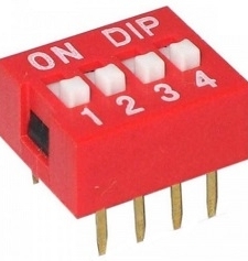 دیپ سوییچ 4 کلیدی