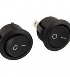 کلید راکر گرد دو حالته بدون چراغ