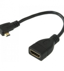 کابل HDMI مادگی به micro HDMI با سری 90 درجه