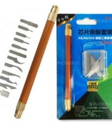 ست تیغ جراحی و ابزار BGA و برداشتن چیپ مدل TE-01