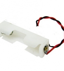 جا باتری نیم قلمی تکی سفید