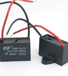 خازن 2.5UF/450VAC سیم دار