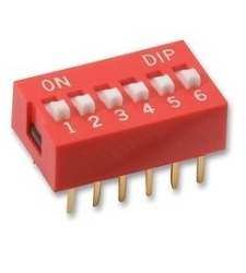 دیپ سوییچ 6 کلیدی