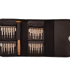 پیچ گوشتی 24 سر با کیف چرمی